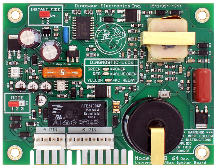 0310.1300 UIB S Small Universal Ignitor Board Dinosaur Electronics 